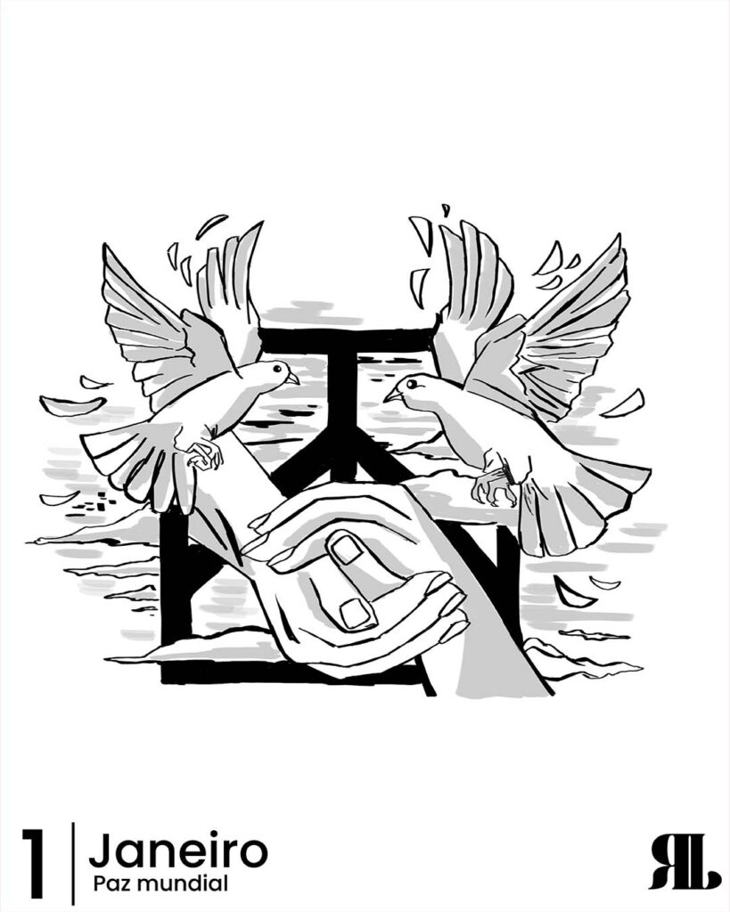 Carbotex Ilustração - Paz mundial