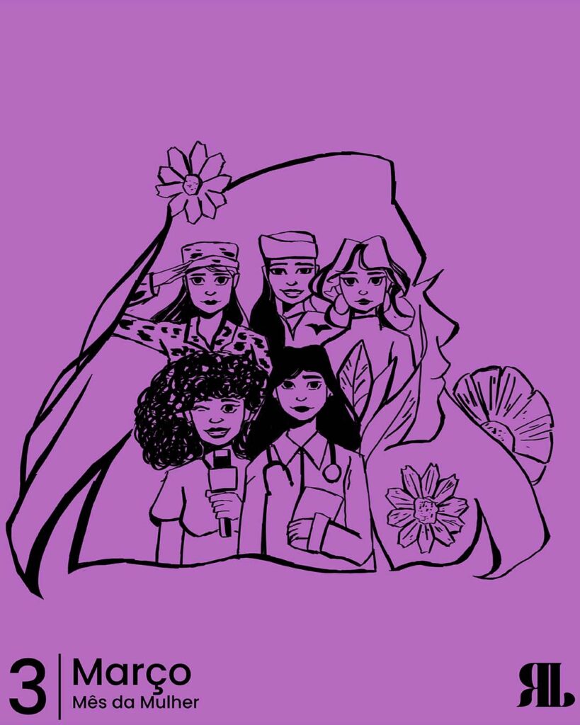 Dia da mulher ilustração