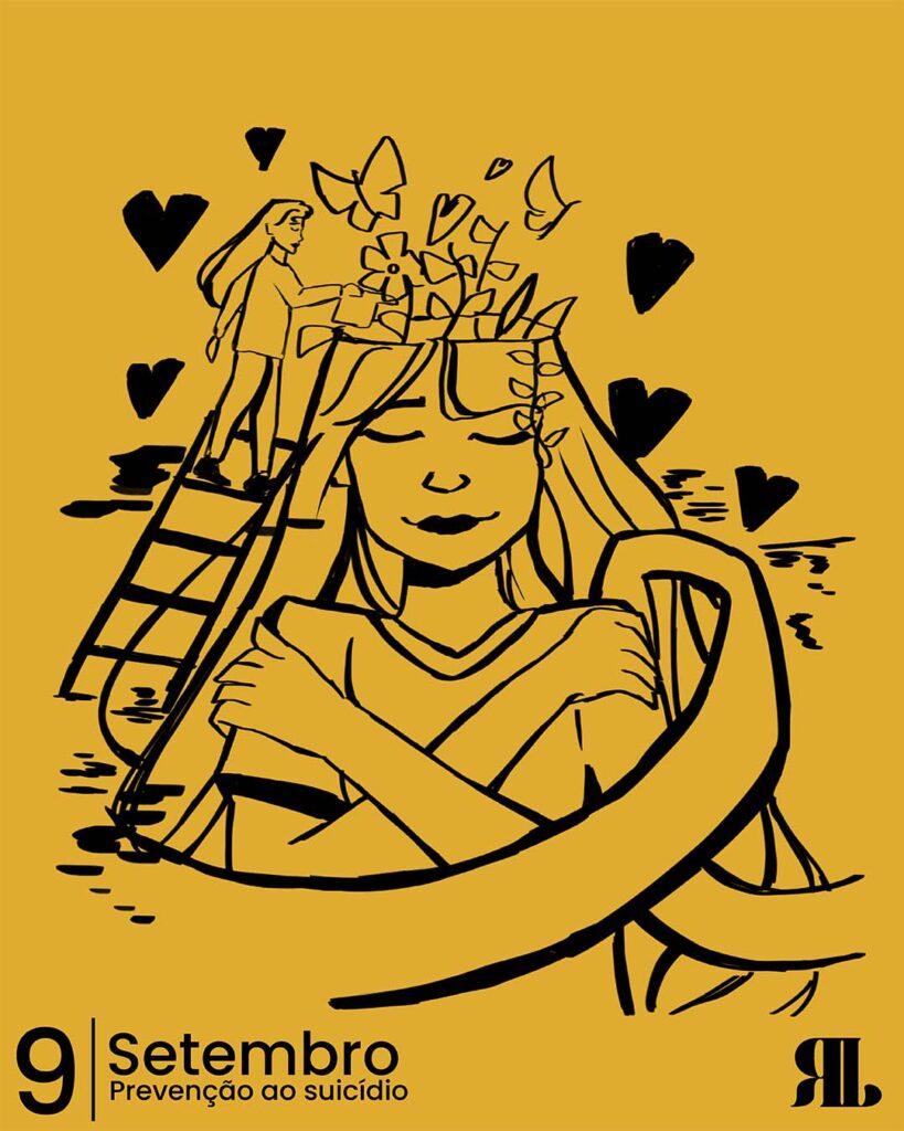 Setembro Amarelo Ilustração