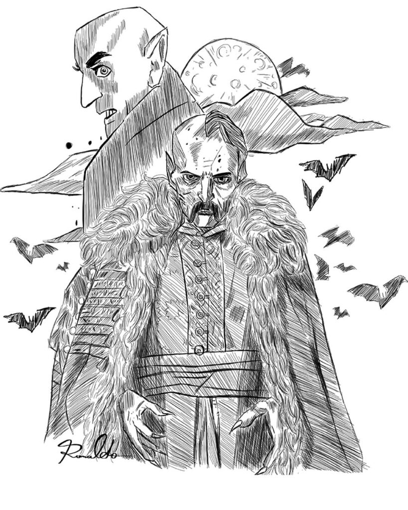 Nosferatu Ilustração pagina