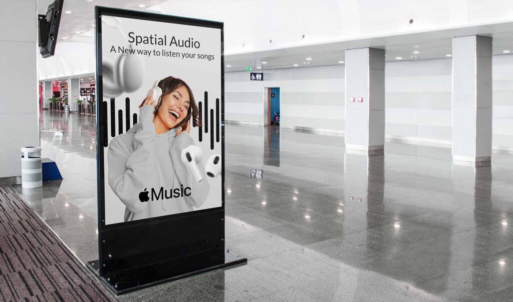 apple poster design aplicação