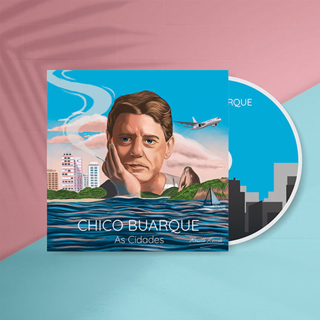 Chico Buarque capa de disco / Album cover Ilustração