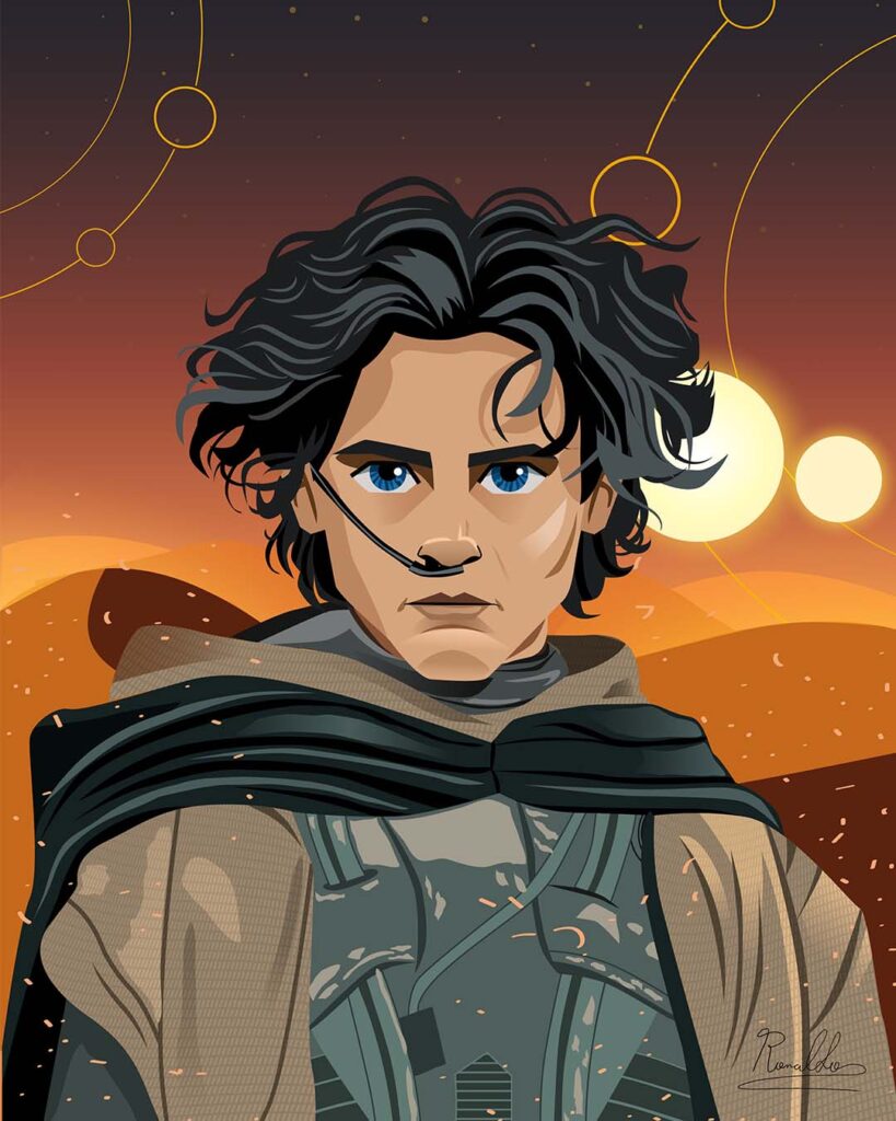 Dune part II Ilustration / Duna parte II Ilustração desenho arte arte digital