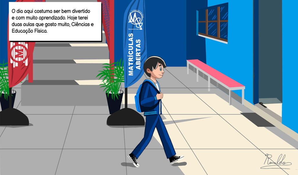 Monte Sinai colégio ilustração Illustration College design