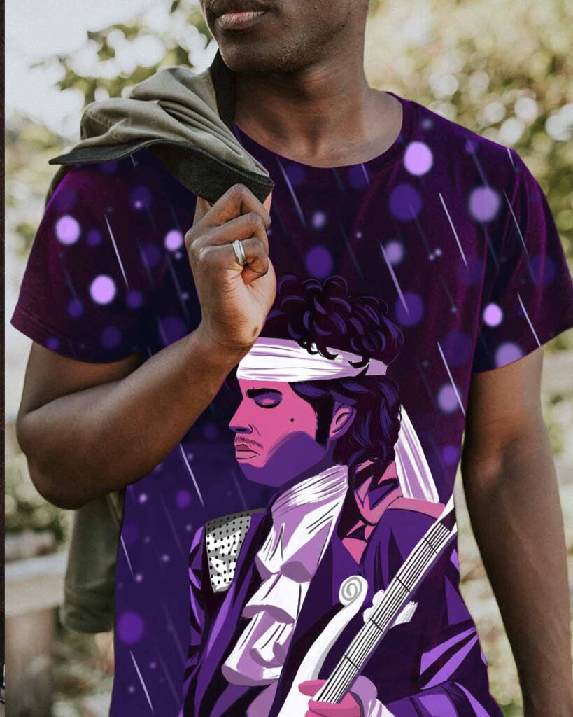 Prince camiseta arte ilustração illustration