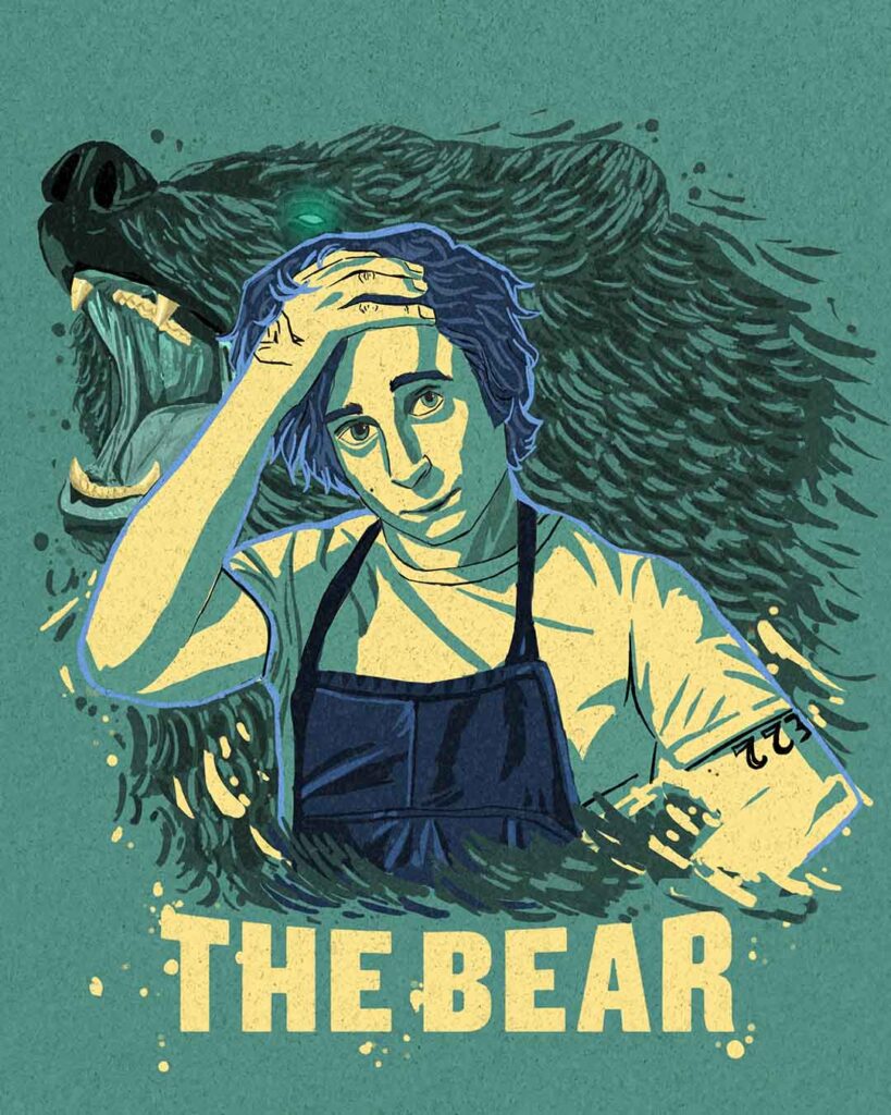 O Urso - Ilustração / The Bear Illustration